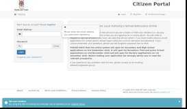 
							         Citizens Portal - Logon - Stoke.gov								  
							    
