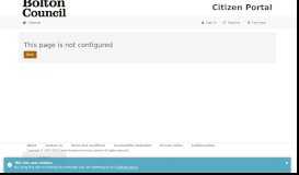 
							         Citizens Portal - Site Notice - Bolton Council								  
							    