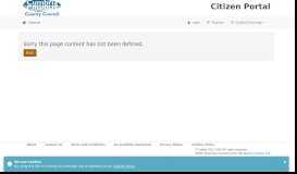 
							         Citizens Portal - Site Notice - Cumbria County Council								  
							    