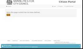 
							         Citizens Portal - Site Notice - Manchester City Council								  
							    