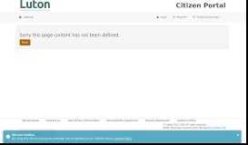 
							         Citizens Portal - Site Notice - the Luton Education Portal								  
							    