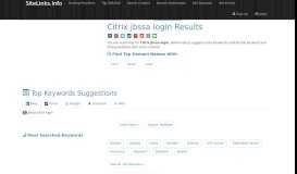 
							         Citrix jbssa login Results For Websites Listing - SiteLinks.Info								  
							    