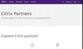 
							         Citrix Partners - Learn about Citrix Partners - Citrix								  
							    