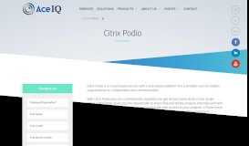 
							         Citrix Podio - AceIQ								  
							    