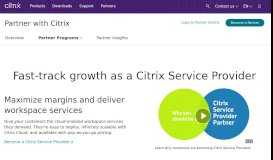 
							         Citrix Service Provider – Partner Program Details - Citrix								  
							    