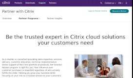 
							         Citrix Solution Advisor – Partner Program Details - Citrix								  
							    