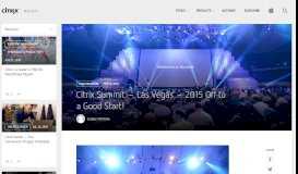 
							         Citrix Summit – Las Vegas – 2015 Off to a Good Start! | Citrix ...								  
							    