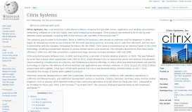 
							         Citrix Systems - Wikipedia								  
							    