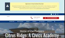 
							         Citrus Ridge Academy								  
							    