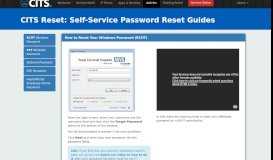 
							         CITS Reset - How to Reset Your Password - Cornwall IT Services								  
							    