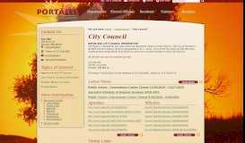 
							         City Council / Portales, NM - City of Portales								  
							    