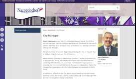
							         City Manager | Nacogdoches, TX - Official Website								  
							    