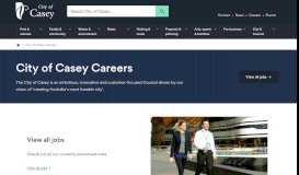 
							         City of Casey Careers | City of Casey								  
							    