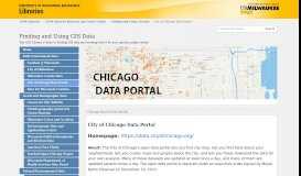 
							         City of Chicago Data Portal - Finding and Using GIS Data - UWM ...								  
							    