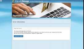 
							         City of Chicago :: Parking Ticket Payment Plan								  
							    