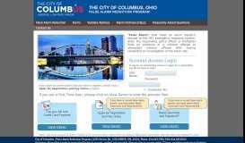 
							         City of Columbus ::: False Alarm Reduction Program								  
							    
