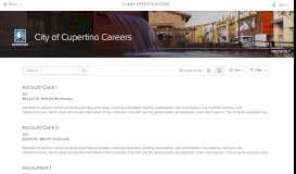 
							         City of Cupertino Careers - Government Jobs								  
							    