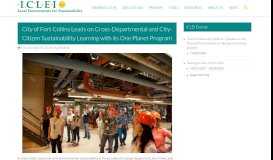 
							         City of Fort Collins Leads on Cross-Departmental and City-Citizen ...								  
							    