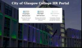 
							         City of Glasgow College HR Portal								  
							    