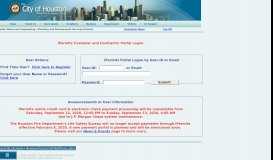 
							         City of Houston > Online Permits								  
							    