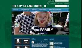 
							         City of Lake Forest								  
							    