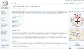 
							         City of London School for Girls - Wikipedia								  
							    