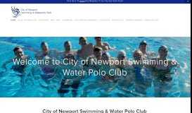 
							         City of Newport Swimming Club								  
							    