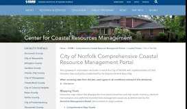 
							         City of Norfolk Comprehensive Coastal Resource Management Portal ...								  
							    
