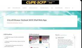 
							         City of Ottawa- Outlook 365 E-Mail Web App | CUPE-SCFP ...								  
							    