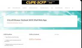 
							         City of Ottawa- Outlook Web App – W6 - CUPE Local 5500								  
							    