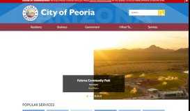 
							         City of Peoria | Home								  
							    