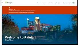 
							         City of Raleigh								  
							    