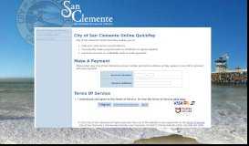 
							         City of San Clemente Payment Portal - OnlineBiller								  
							    