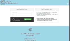 
							         City Of St Albans MUC Payment Portal								  
							    