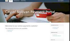 
							         City of Sullivan Payment Portal - Municipal Online Services								  
							    
