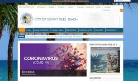 
							         City of Sunny Isles Beach - Official Website								  
							    