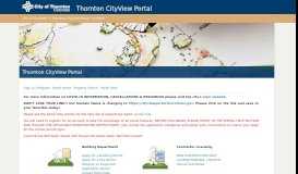 
							         City of Thornton Portal								  
							    