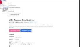 
							         City Square Residences Condo - Prices, Reviews & Property | 99.co								  
							    