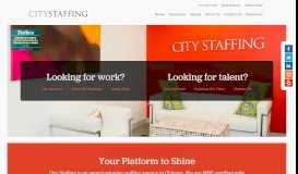 
							         City Staffing: Staffing Agency | Chicago Employment								  
							    