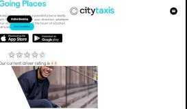 
							         City Taxis - Book, track & pay!								  
							    