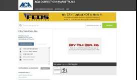 
							         City Tele Coin, Inc. - Corrections Marketplace								  
							    