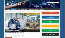 
							         City Utilities - City of Fort Wayne								  
							    