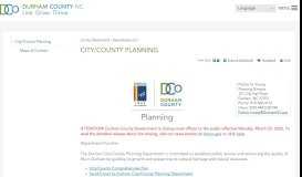 
							         City/County Planning | Durham County								  
							    