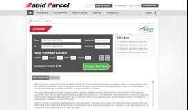 
							         CitySprint Parcel Delivery Company | Rapid Parcel								  
							    