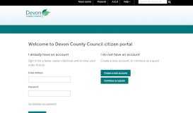 
							         Civica Payments Portal - Welcome to Devon County Council citizen ...								  
							    
