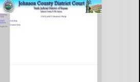 
							         Civil and Criminal Help - JOHNSON COUNTY DISTRICT ...								  
							    