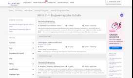 
							         Civil Engineering Jobs In India - 15446 Latest Civil Engineering Job ...								  
							    
