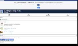 
							         CIVIL Engineering Portal - Home | Facebook								  
							    