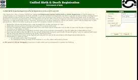 
							         Civil Registrations - Unified Birth & Death Registration for Registration ...								  
							    