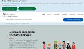 
							         Civil Service Careers: Home								  
							    